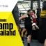 A vibrant scene at Kombat Group's beginner Muay Thai camp, showcasing a group of participants engaging in a training session. The image captures the essence of the camp with dedicated trainers providing hands-on guidance in a spacious, well-equipped training area. Perfect for those looking to start their Muay Thai journey in an encouraging and professional environment.